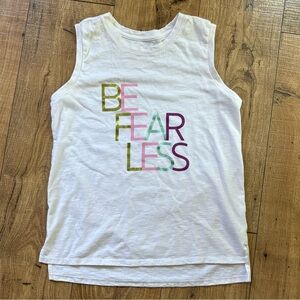 Girls size XL 14/16 Be FearLess tank top athletic workout
